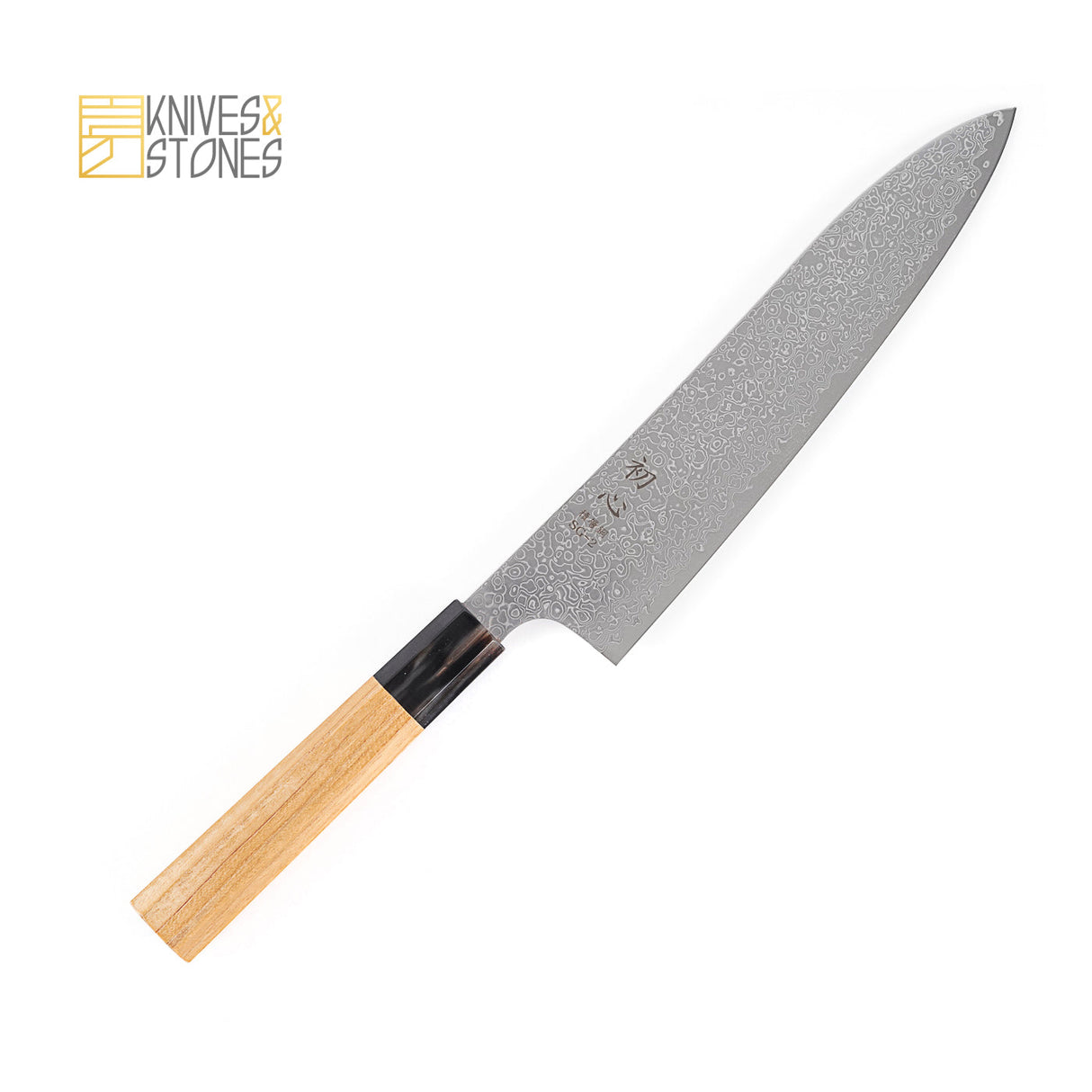 Hatsukokoro Saihyo SG2 Damascus Gyuto 210/240mm with Teak Wood Handle