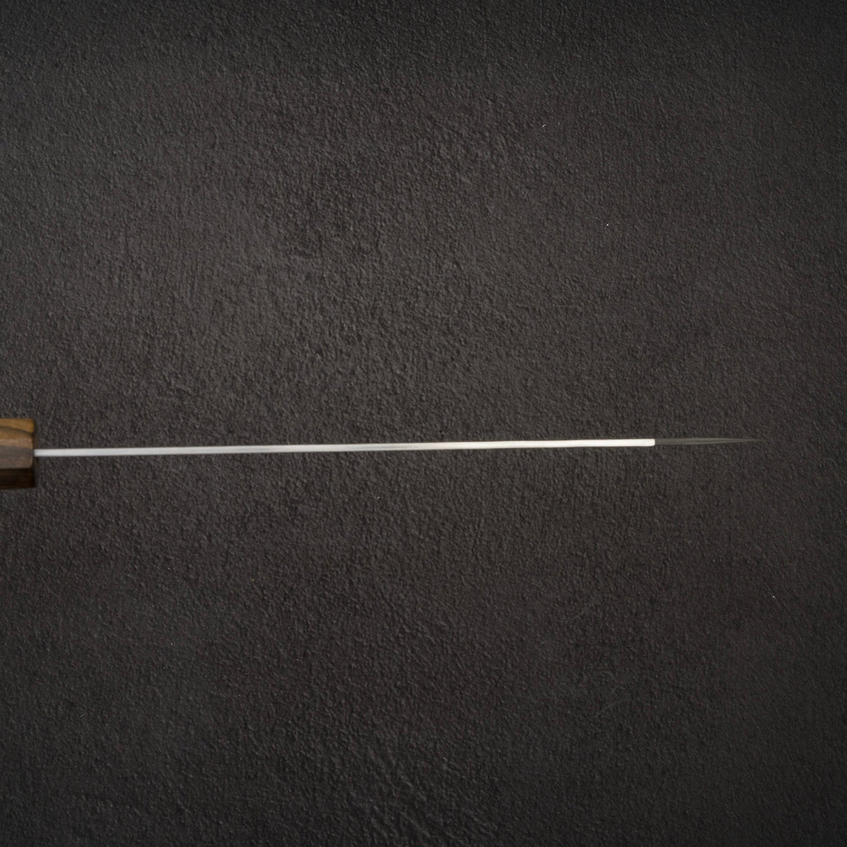 Nigara VG10 Damascus Tsuchime K-tip Gyuto 240mm Black Chacate Handle