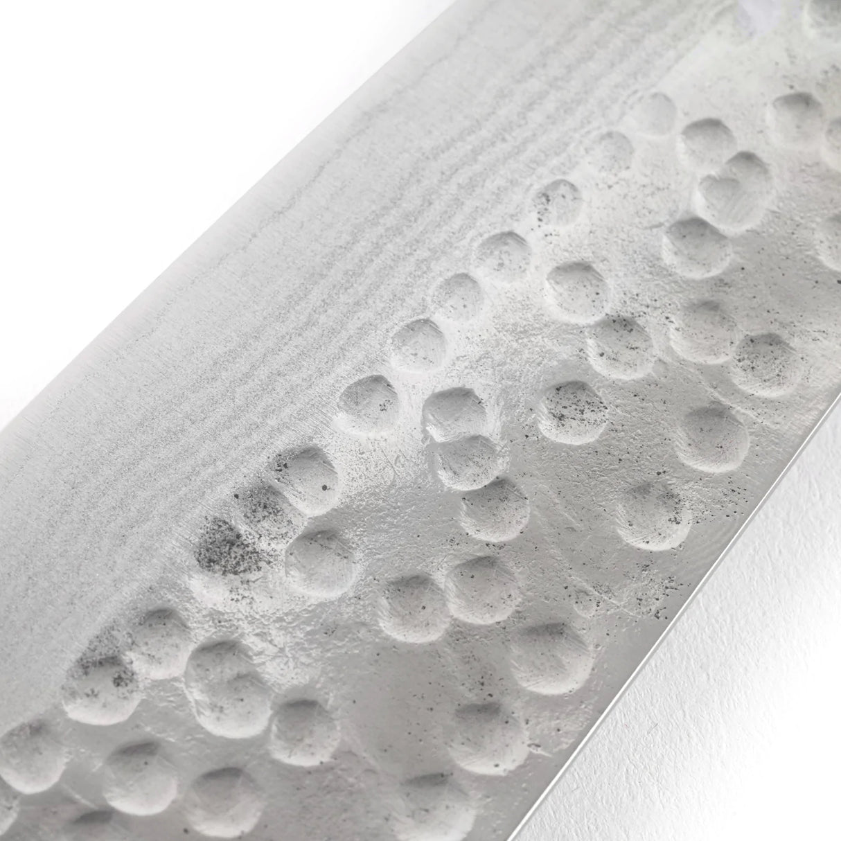Takeshi Saji SRS-13 Hammered Damascus Santoku 180mm Ironwood Handle