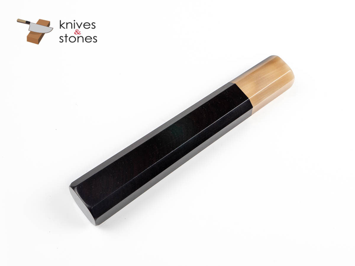 K&S Octagonal Ebony Blonde Horn Handle