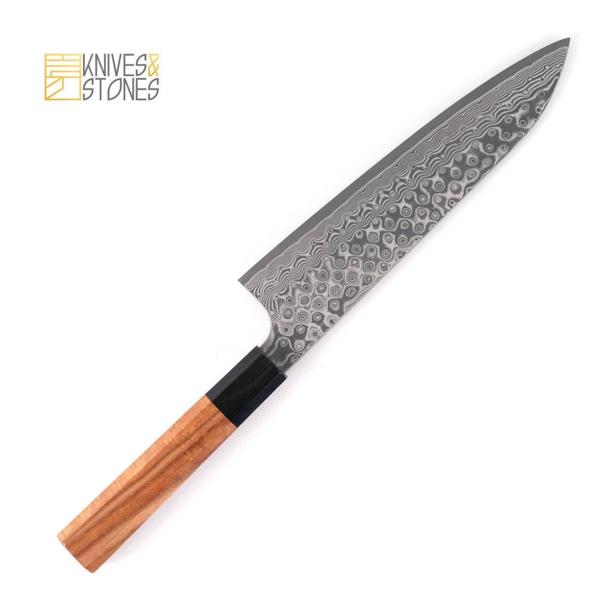 Nigara Anmon (暗紋) SG2 Damascus Gyuto 210mm