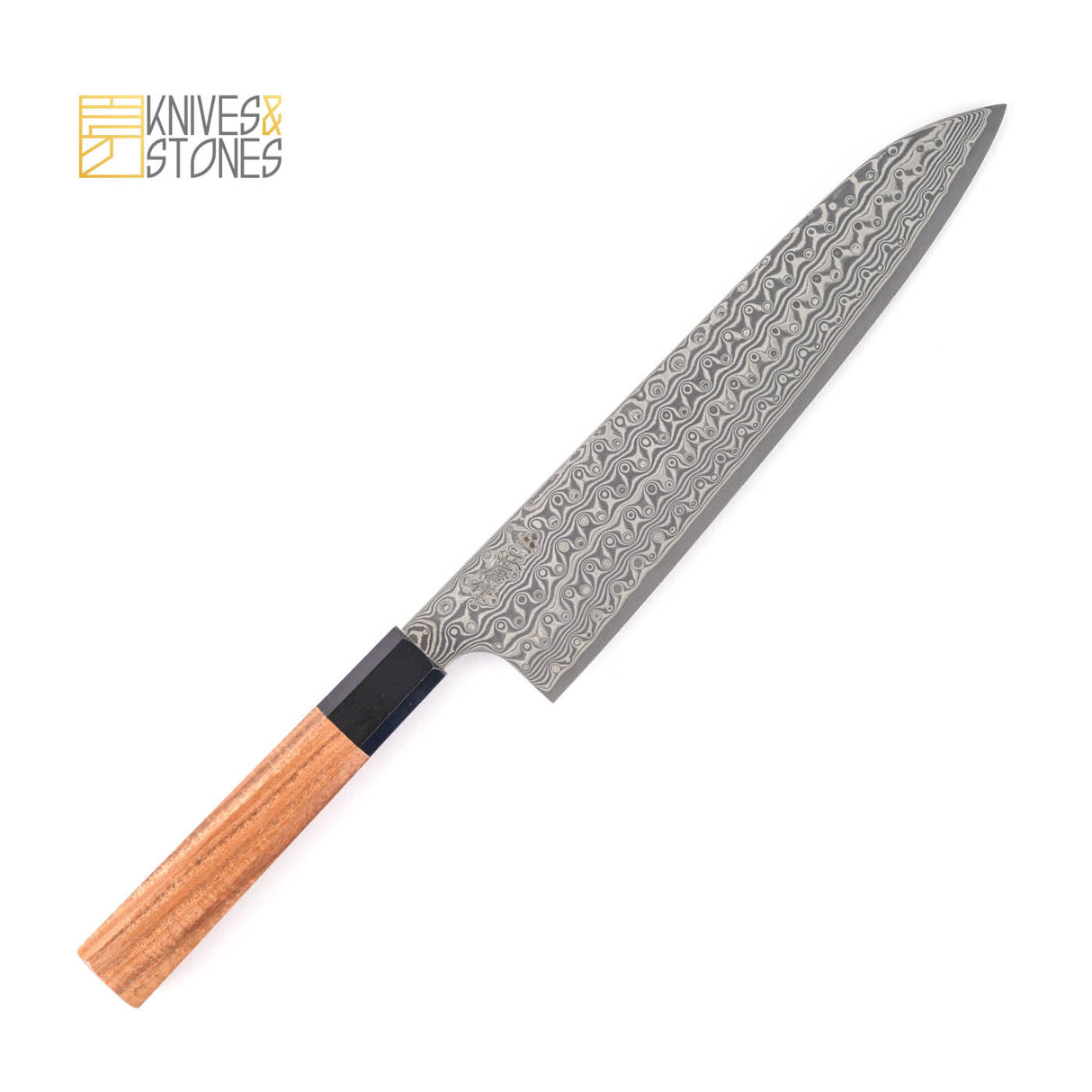 Nigara Anmon (暗紋) SG2 Damascus Gyuto 240mm