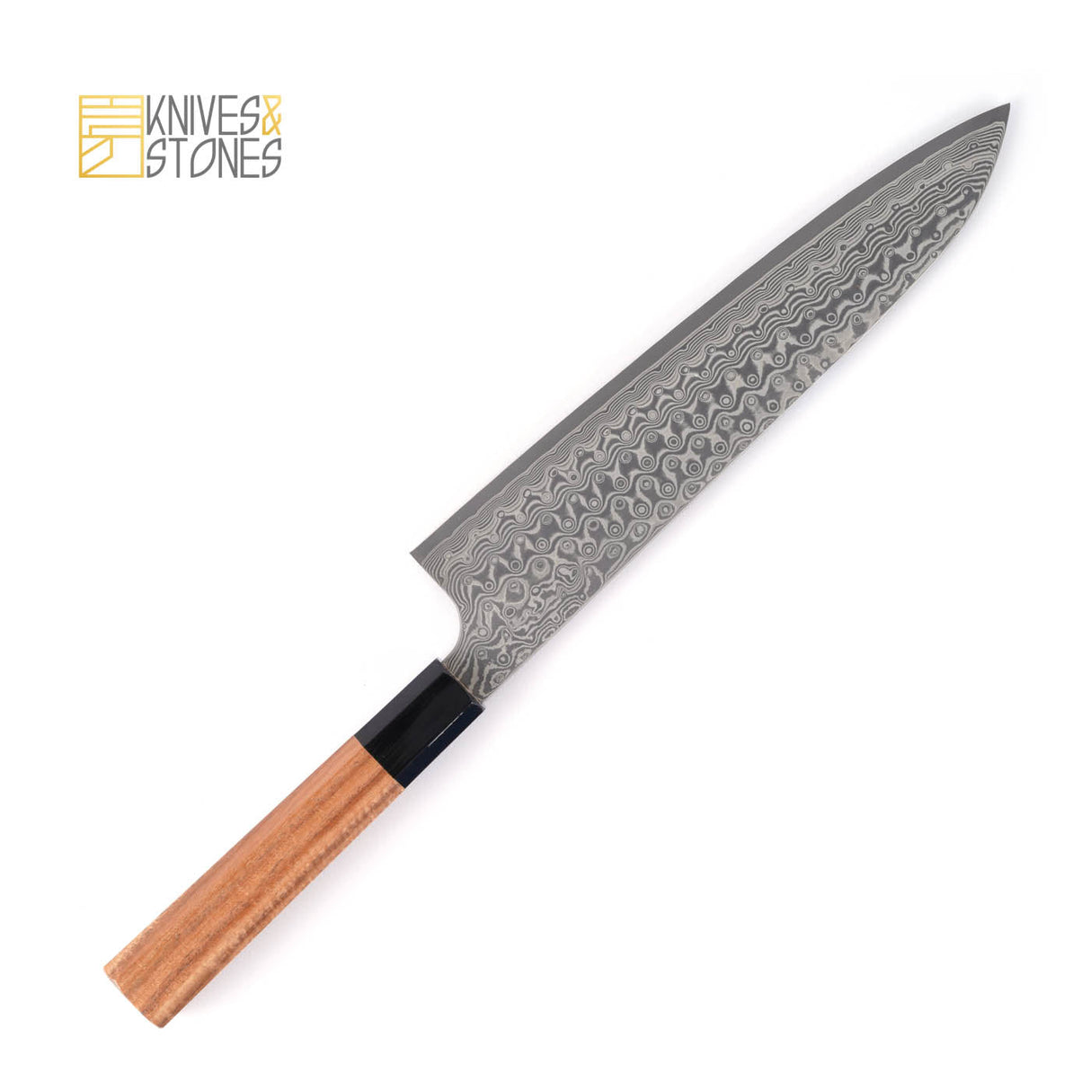 Nigara Anmon (暗紋) SG2 Damascus Gyuto 240mm