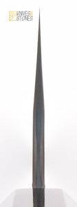 Nigara SG2 Kurouchi Tsuchime K-tip Gyuto 210/240/270mm,  with K&S Ebony Handle