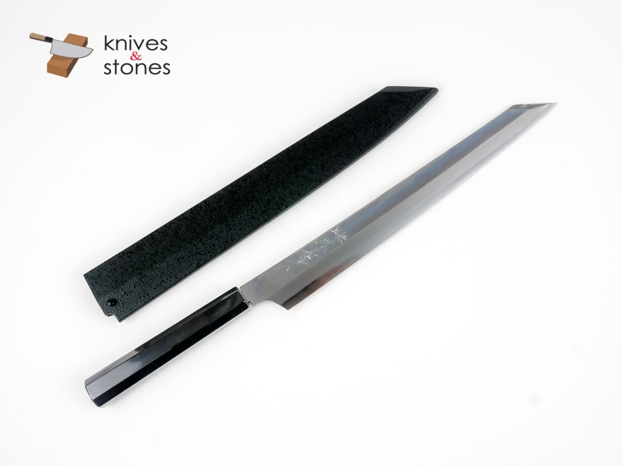 Sakai Takayuki Hienn Kiritsuke Yanagiba by Itsuo Doi Blue 2