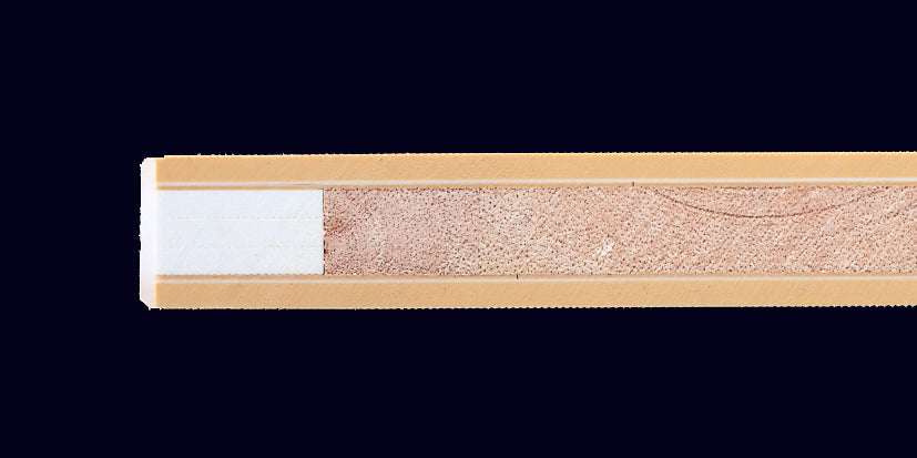 Hasegawa FRK Wood Core Soft Rubber Cutting Board 17.3 x 11.4 x 0.8 HT