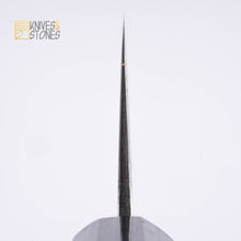 Load image into Gallery viewer, Syousin Suminagashi R2 Damascus Gyuto 210mm by Shiro Kamo