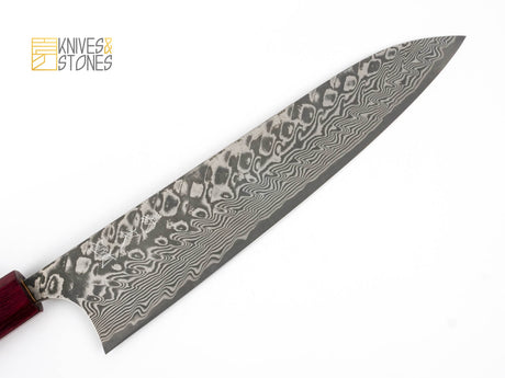 Yoshimi Kato (Kintaro) SG2 / R2 Damascus Gyuto 240 mm