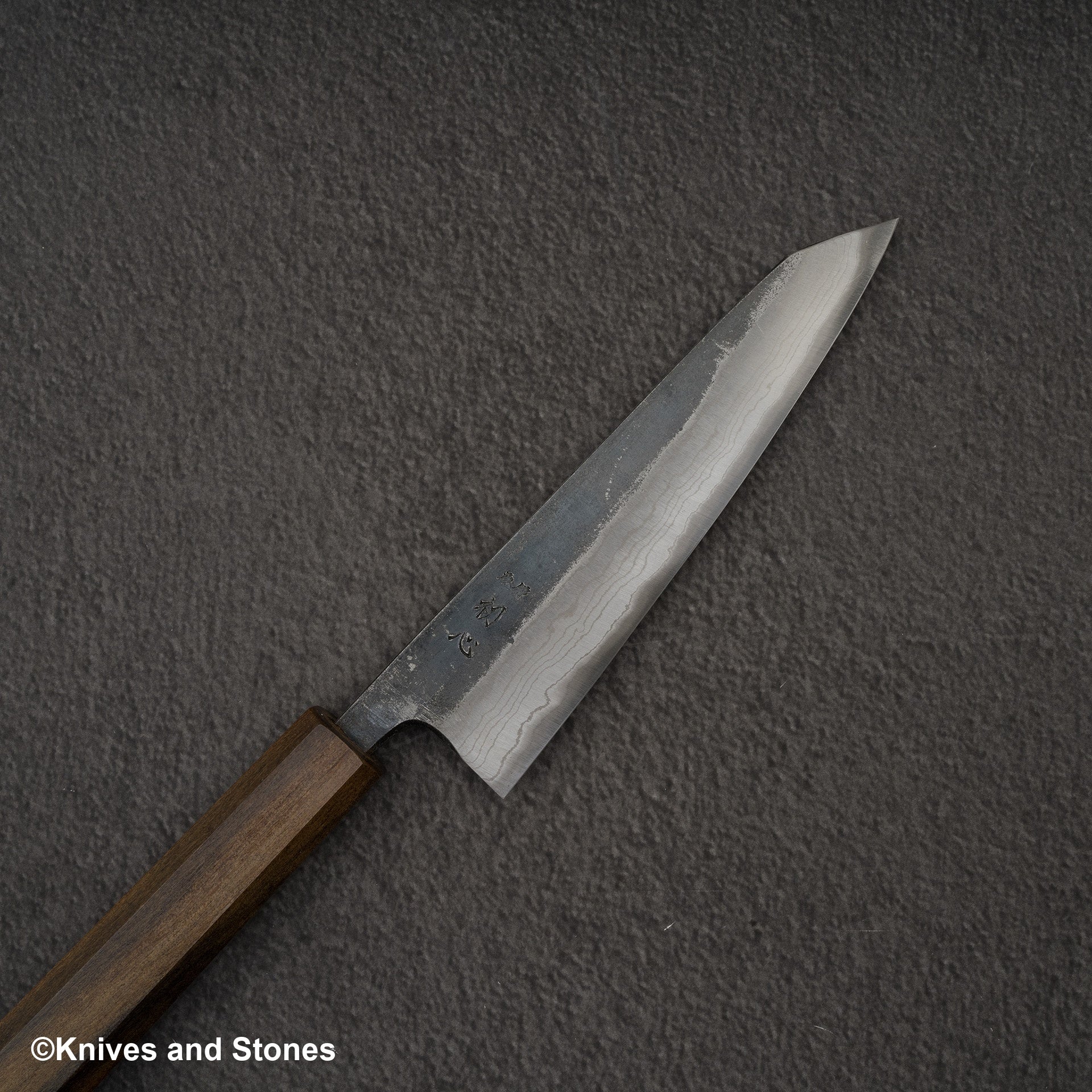 Muneishi Kumokage Blue2 Kurouchi Damascus Honesuki 150mm – K&S