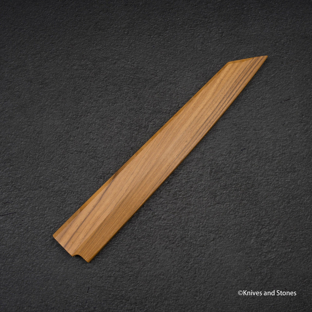 K&S Kritsuke (K-tip) Yanagiba Saya Hardwood Standard Profile