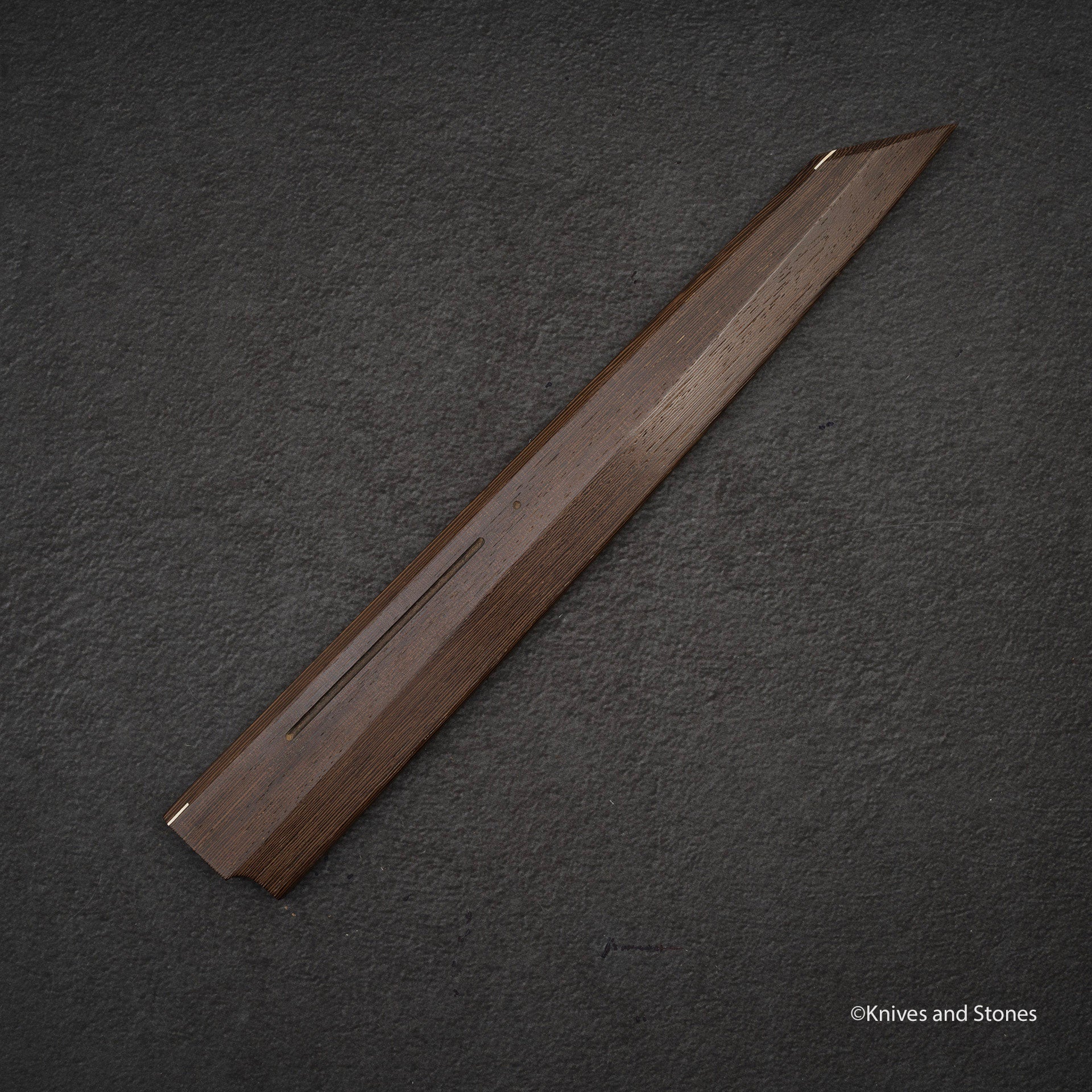 K&S Kritsuke (K-tip) Yanagiba Saya Hardwood Standard Profile – K&S