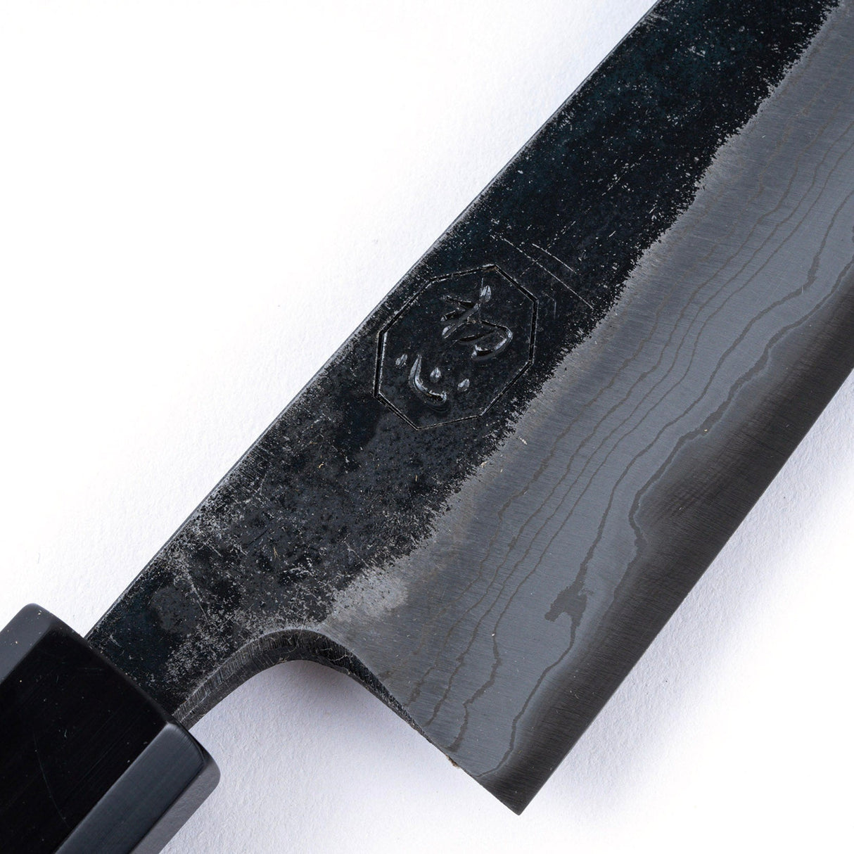 Muneishi Kumokage Blue2 Kurouchi Damascus Honesuki 150mm