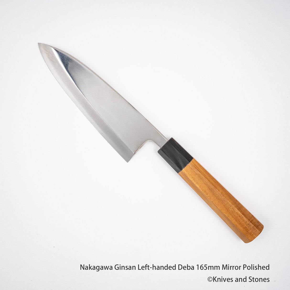 Nakagawa Ginsan Mirror Polished Left-handed Deba 165/180/210 mm