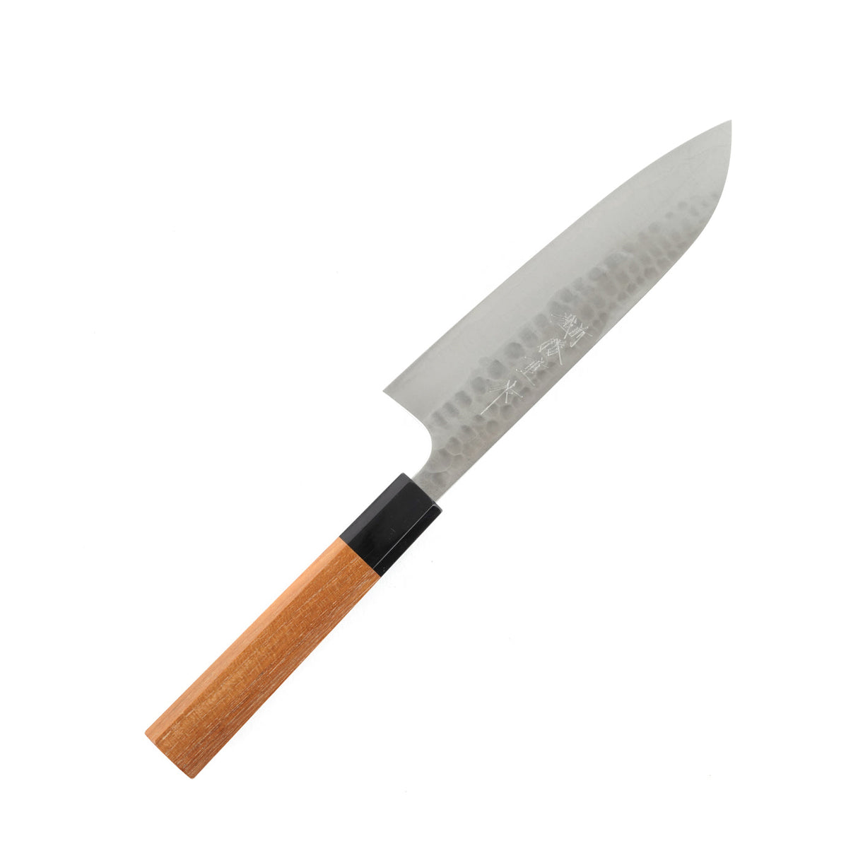 Anryu Blue 2 Santoku 170mm with K&S Teak wood handle