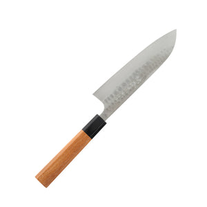 Katsushige Anryu Blue 2 Santoku 170mm with K&S Teak wood handle