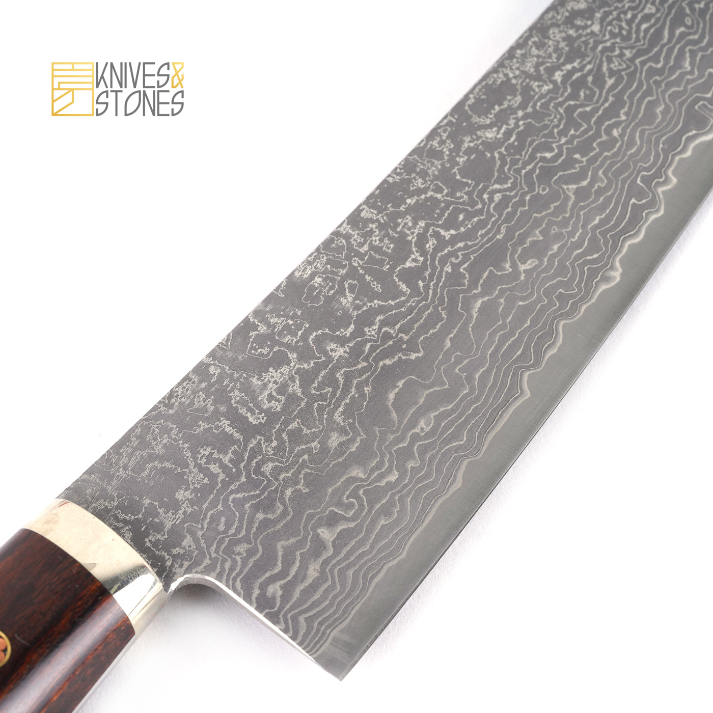 Tanaka SG2/R2 Damascus Gyuto 240mm with Ironwood Western Handle