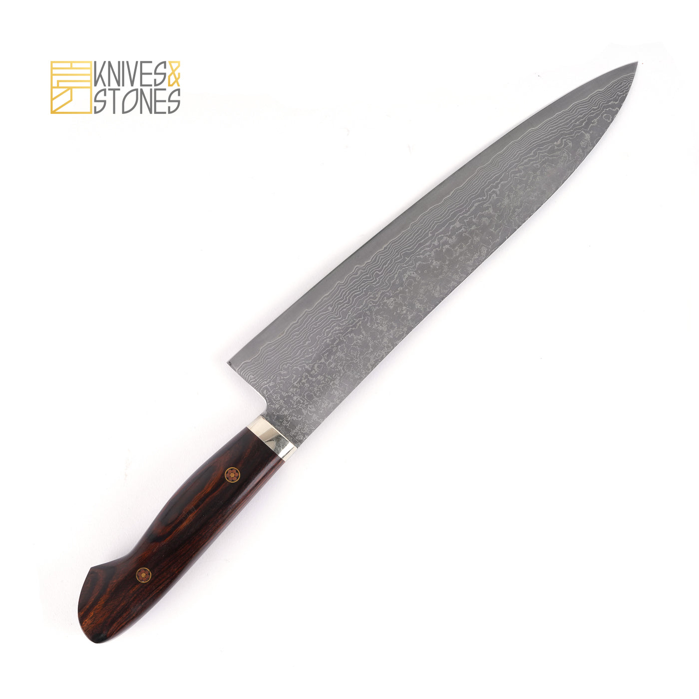Tanaka SG2/R2 Damascus Gyuto 240mm with Ironwood Western Handle