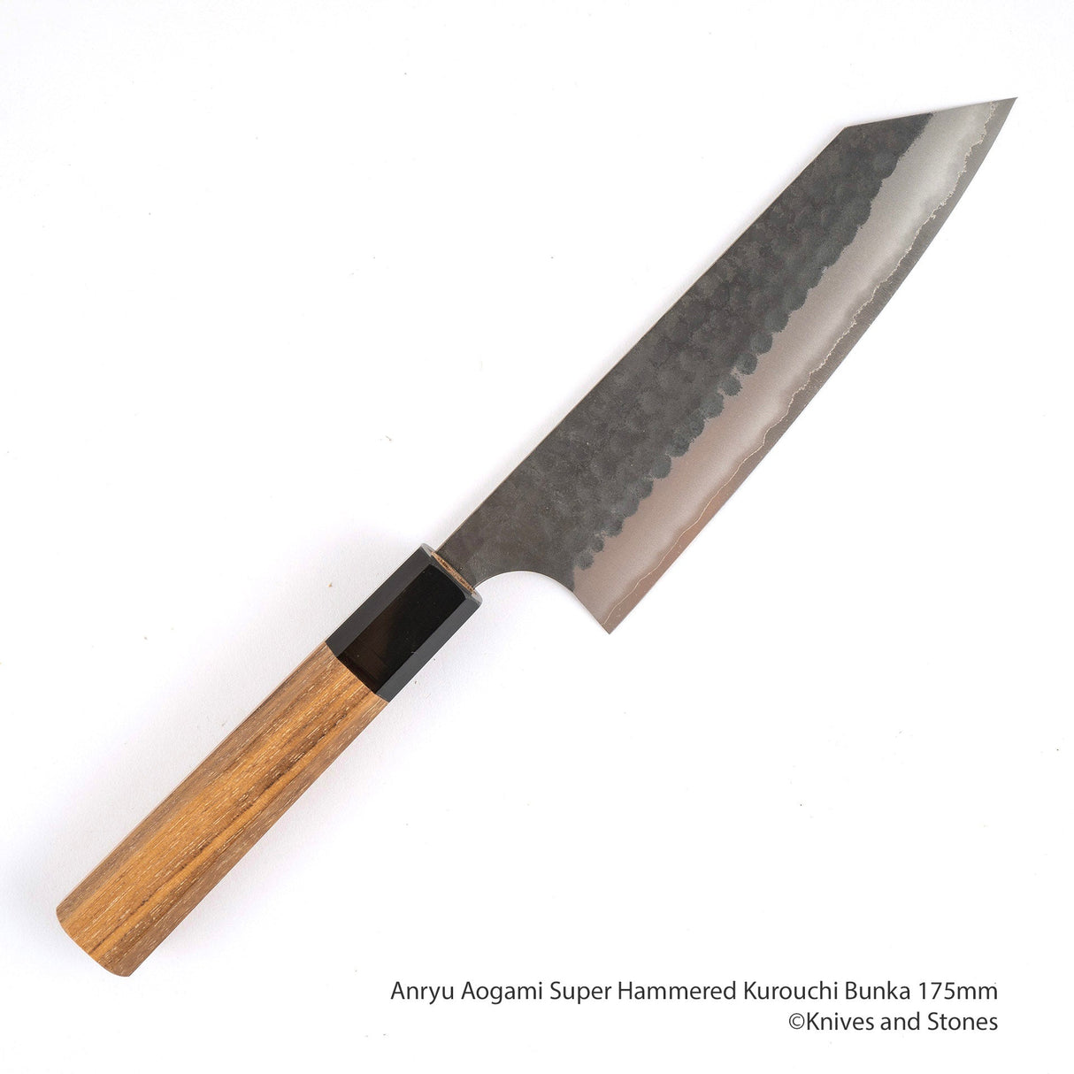 Anryu Aogami Super Hammered Kurouchi Bunka 175mm