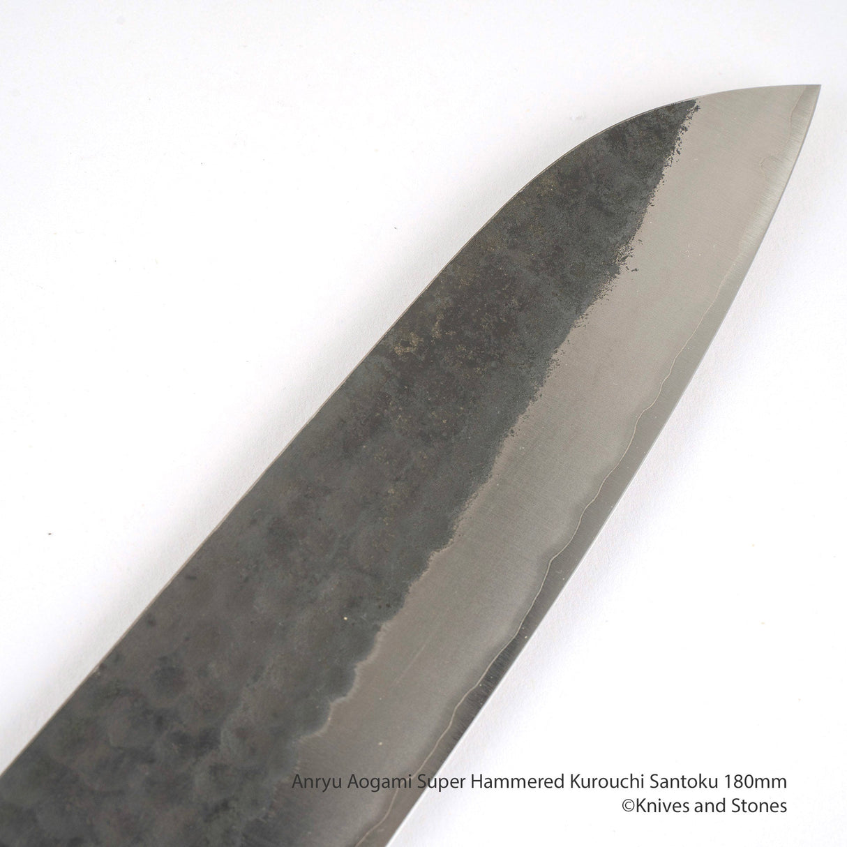 Anryu Aogami Super Hammered Kurouchi Santoku 170 mm