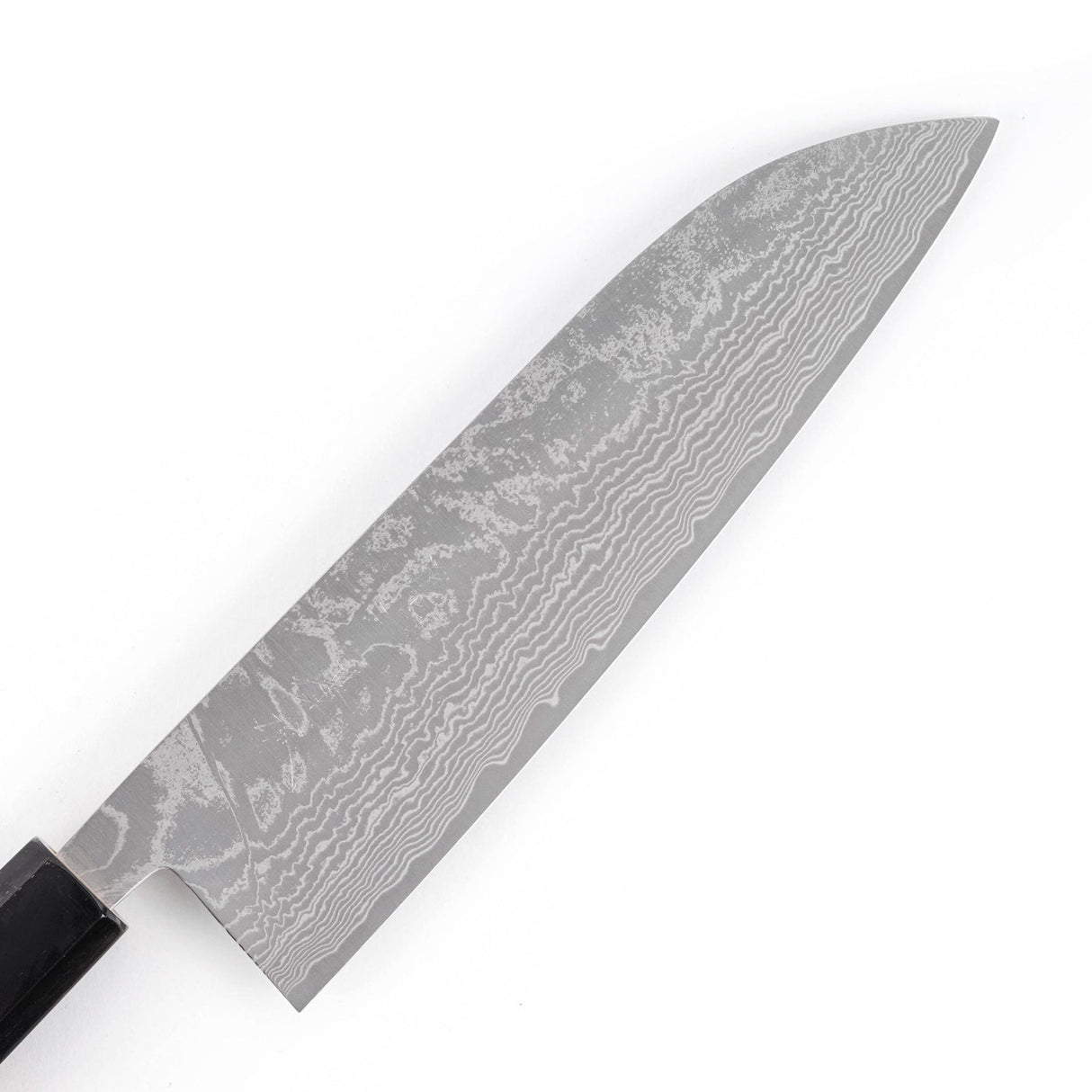 Shinko Kurokumo R2 Black Damascus Santoku 180mm by Shiro Kamo