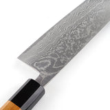 Shinko Kurokumo R2 Black Damascus Santoku 180mm by Shiro Kamo