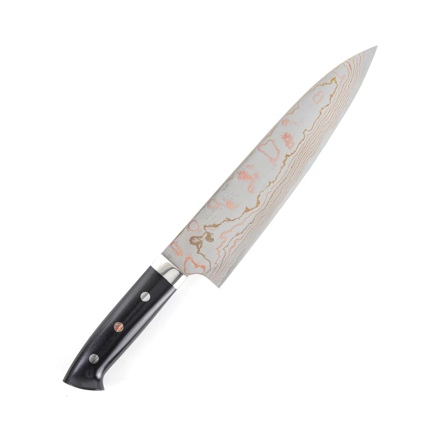 Takeshi Saji R-2 Diamond Damascus Steak Knife (Desert Ironwood Handle