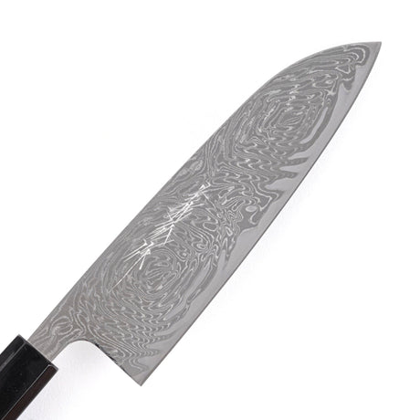 Yoshihiro AUS-10 Uzushio Damascus Santoku 165mm