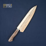 Tanaka SG2/R2 Western Gyuto 210mm Spalted Maple with Teak wood saya