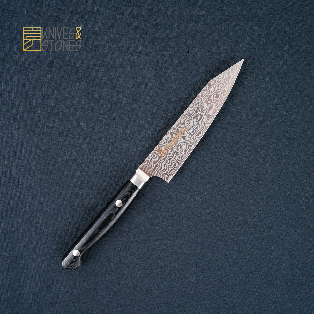 Sakai Takayuki VG10-VG2 Coreless Damascus Kengata (K-tip) Petty 120mm