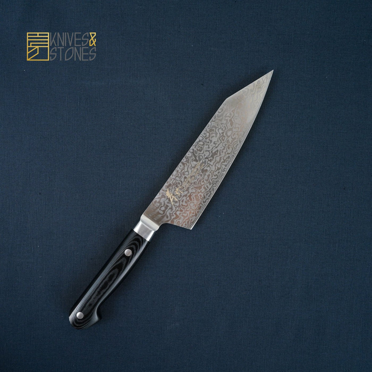 Sakai Takayuki VG10-VG2 Coreless Damascus Kengata (K-tip) Santoku/Bunka 160mm