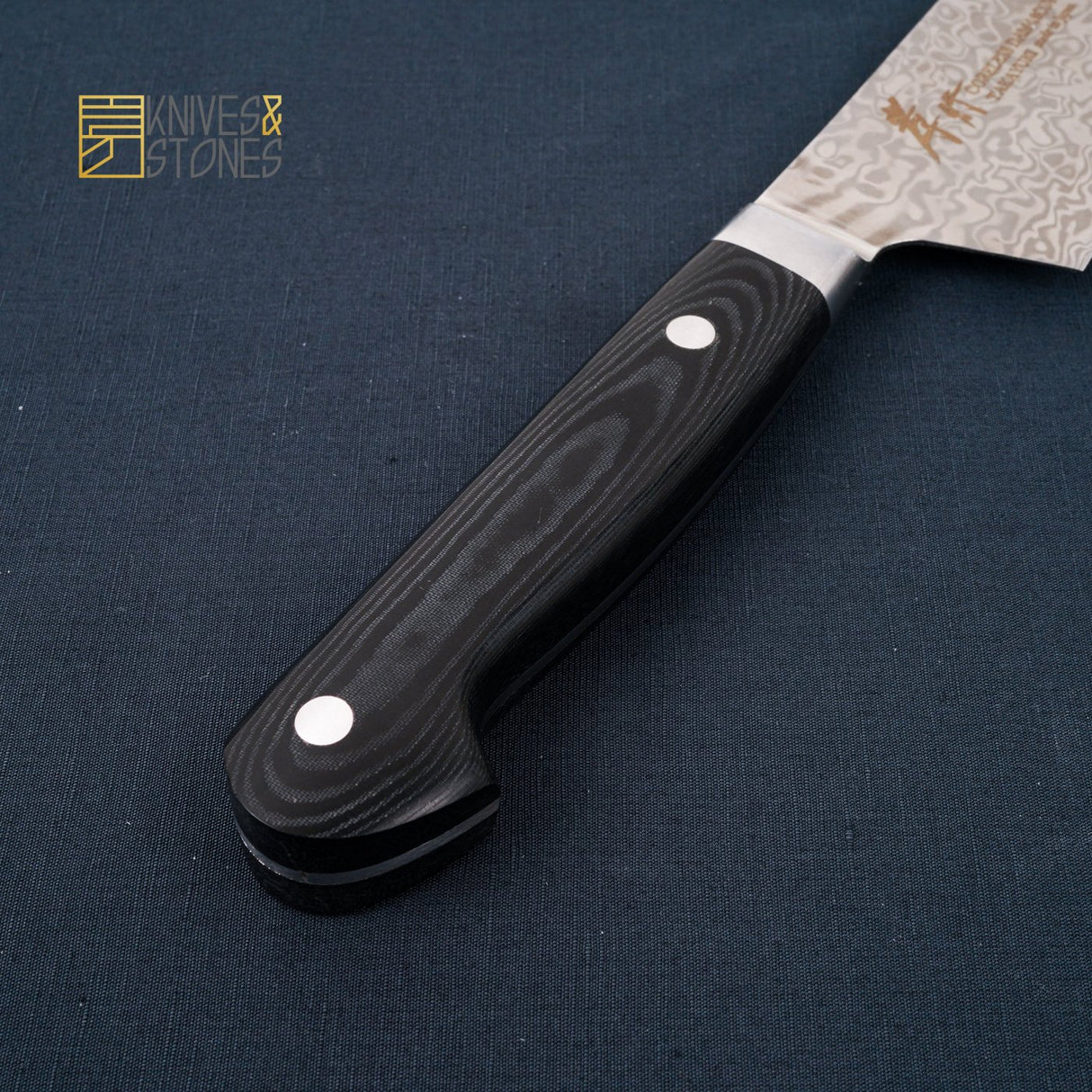 Sakai Takayuki VG10-VG2 Coreless Damascus Kengata (K-tip) Santoku/Bunka 160mm