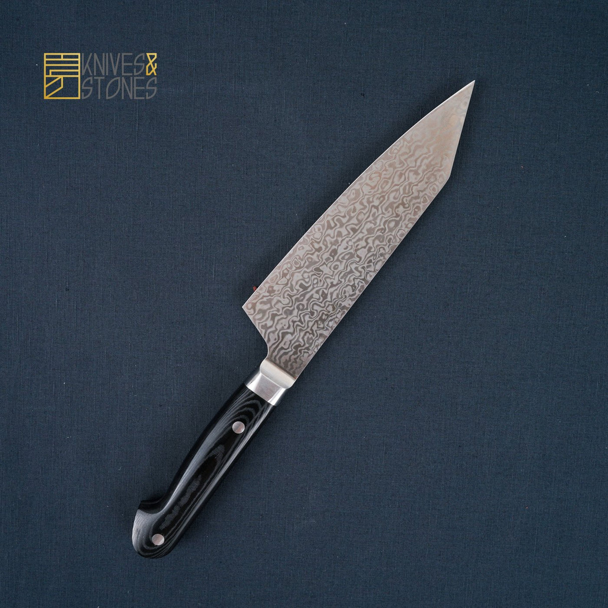 Sakai Takayuki VG10-VG2 Coreless Damascus Kengata (K-tip) Santoku/Bunka 160mm