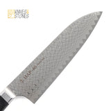 Hatsukokoro HAP-40 Damascus Santoku 180 mm with Western Handle