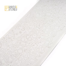 Load image into Gallery viewer, Hatsukokoro SG2 Mirror-polished Damascus Santoku/Bunka 180mm with Teak Wood Handle