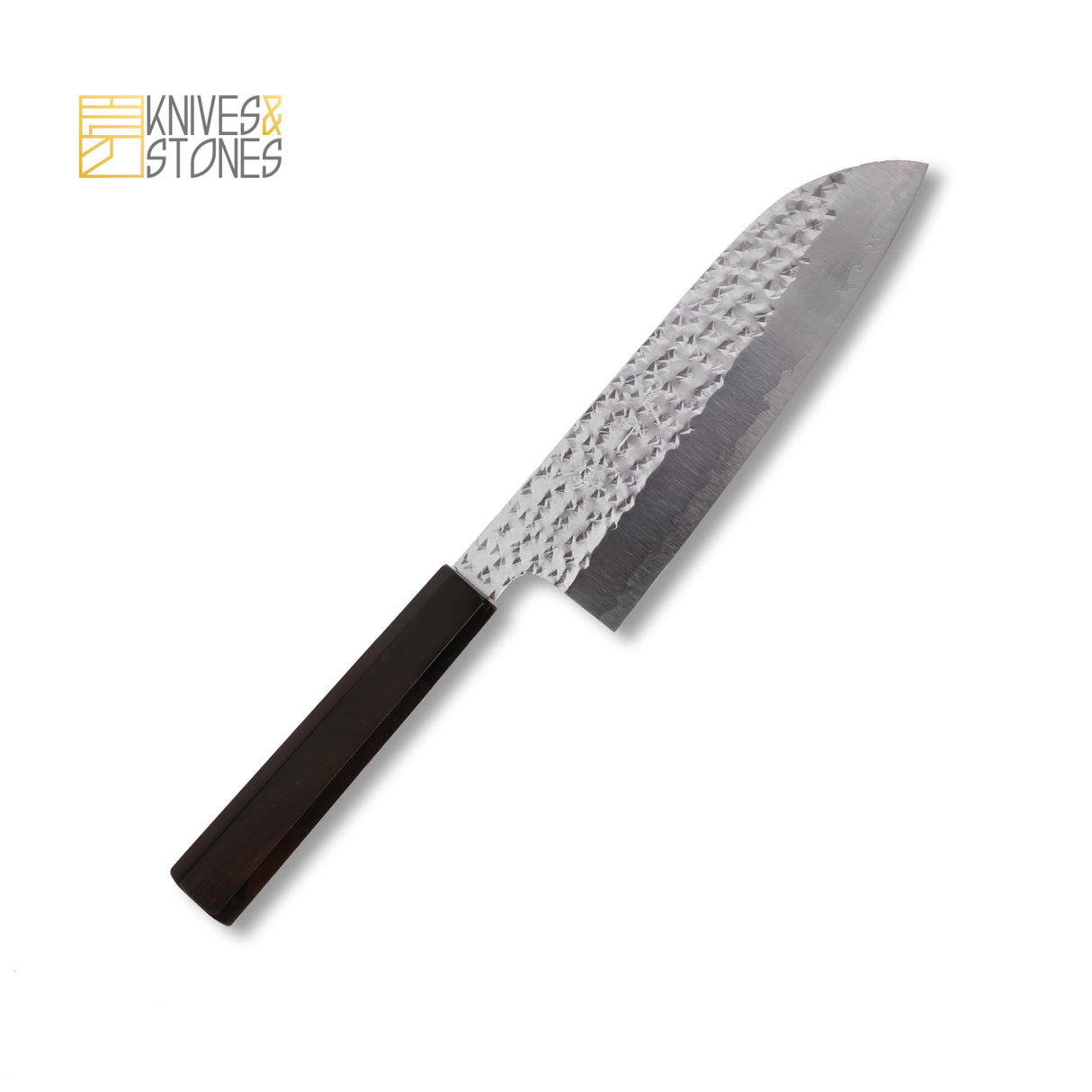 Kurosaki Senko (閃光) SG2/R2 Santoku 165mm, with K&S Ebony octagonal handle