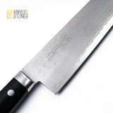 Masutani VG10 Damascus Gyuto 180mm Western Handle with FREE premium knife guard