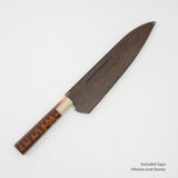 Mazaki Hon-Sanmai Blue 2 Gyuto 210 Snakewood Handle 2023 Version