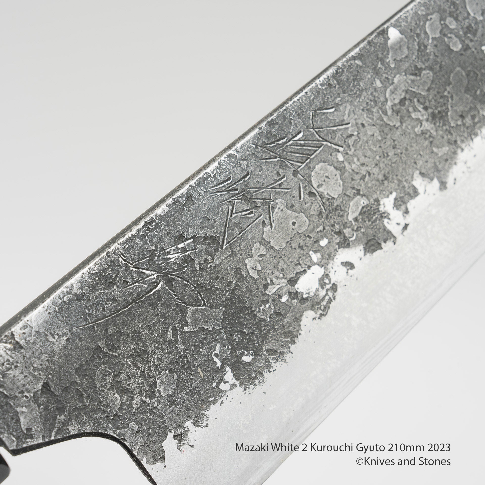 Mazaki White 2 Kurouchi Gyuto 210mm 2023 Version – K&S - New