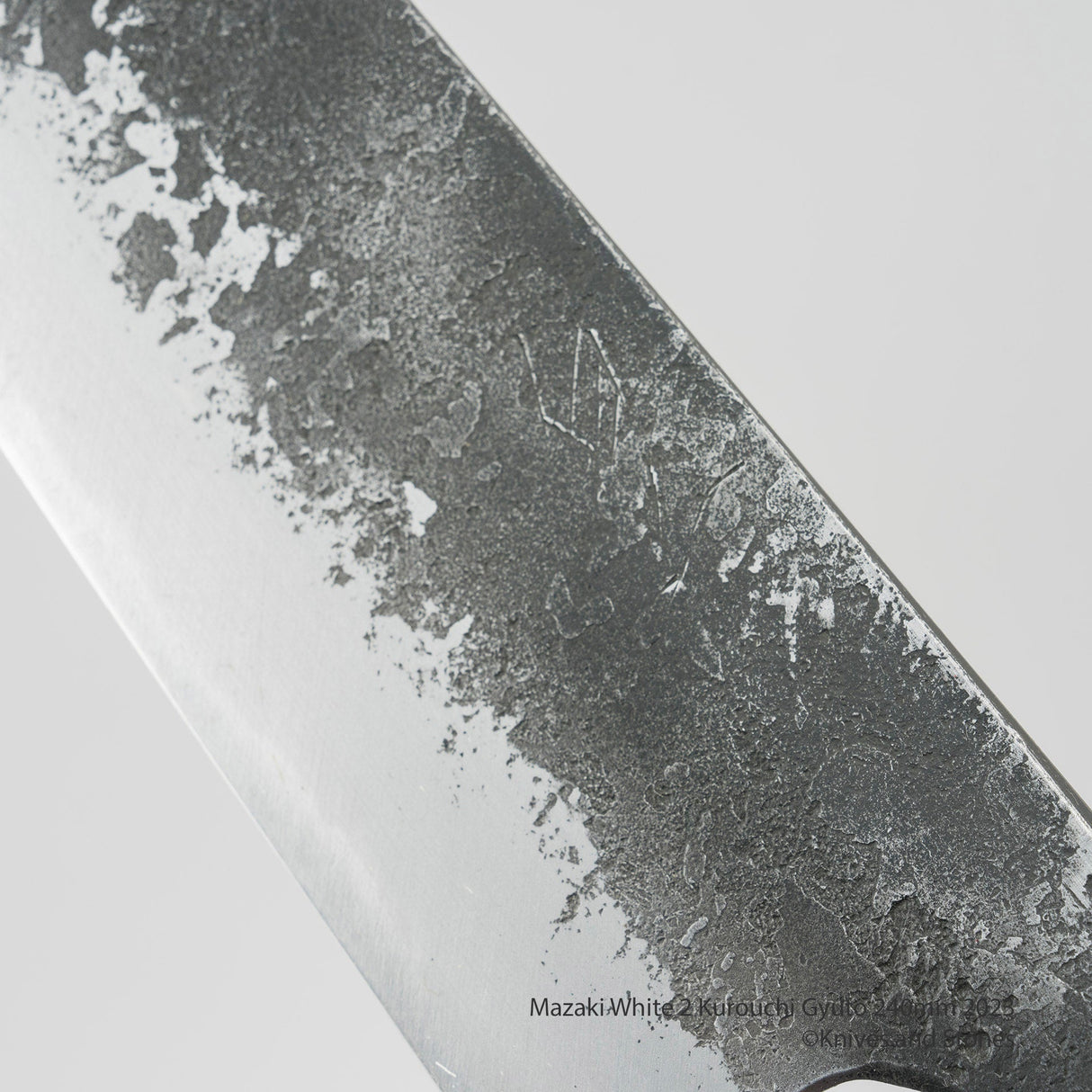 Mazaki White 2 Kurouchi Gyuto 240mm 2023 Version