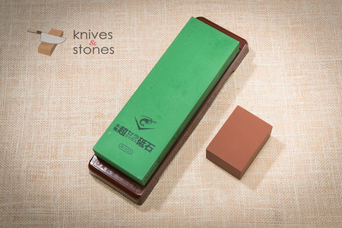 Naniwa Chosera 1000 Grit Japanese Waterstone With Stand