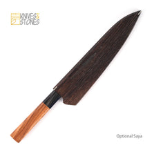 Load image into Gallery viewer, Nigara SG2 Matt Migaki Tsuchime Gyuto 210 /240 mm