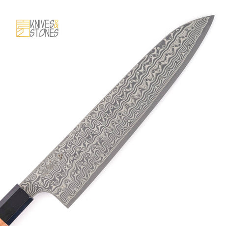 Nigara Anmon (暗紋) SG2 Damascus Gyuto 240mm