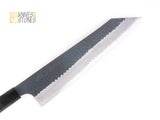 Nigara SG2 Kurouchi Tsuchime K-tip Gyuto 210/240/270mm,  with K&S Ebony Handle