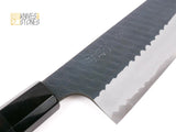 Nigara SG2 Kurouchi Tsuchime K-tip Gyuto 210/240/270mm,  with K&S Ebony Handle