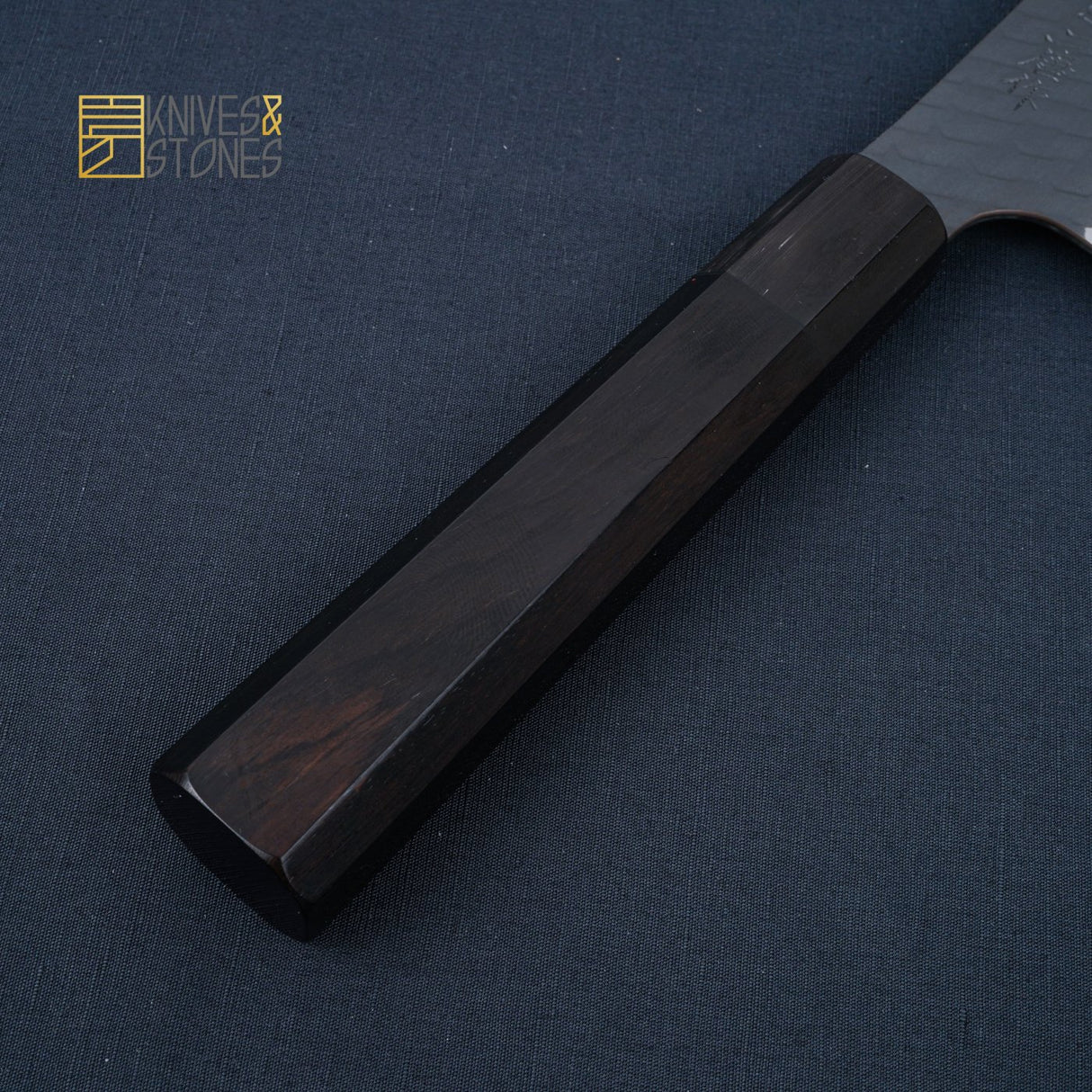 Nigara SG2 Nakiri 180mm with Kurouchi Tsuchime Finish