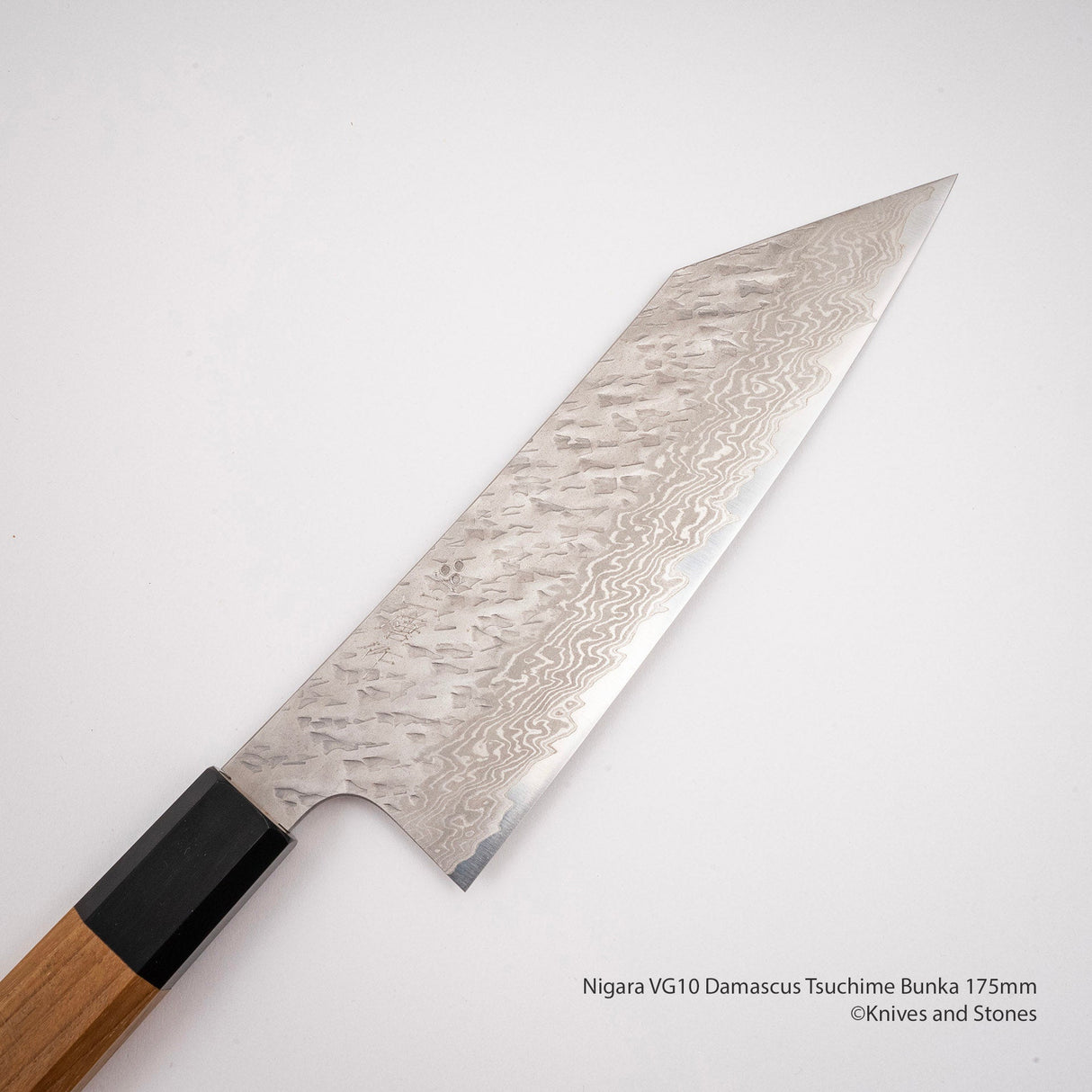 Nigara VG10 Damascus Tsuchime Bunka 175mm