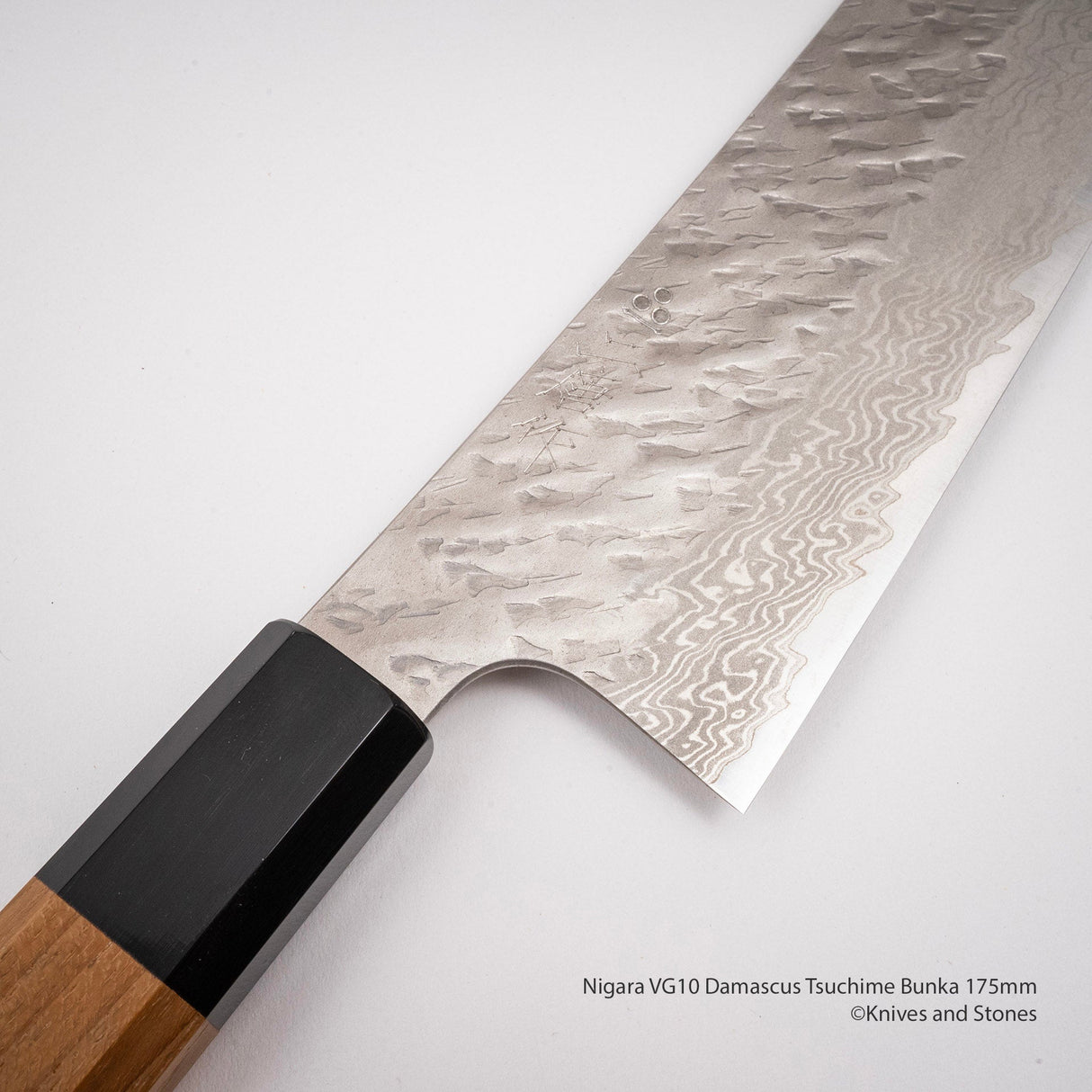 Nigara VG10 Damascus Tsuchime Bunka 175mm