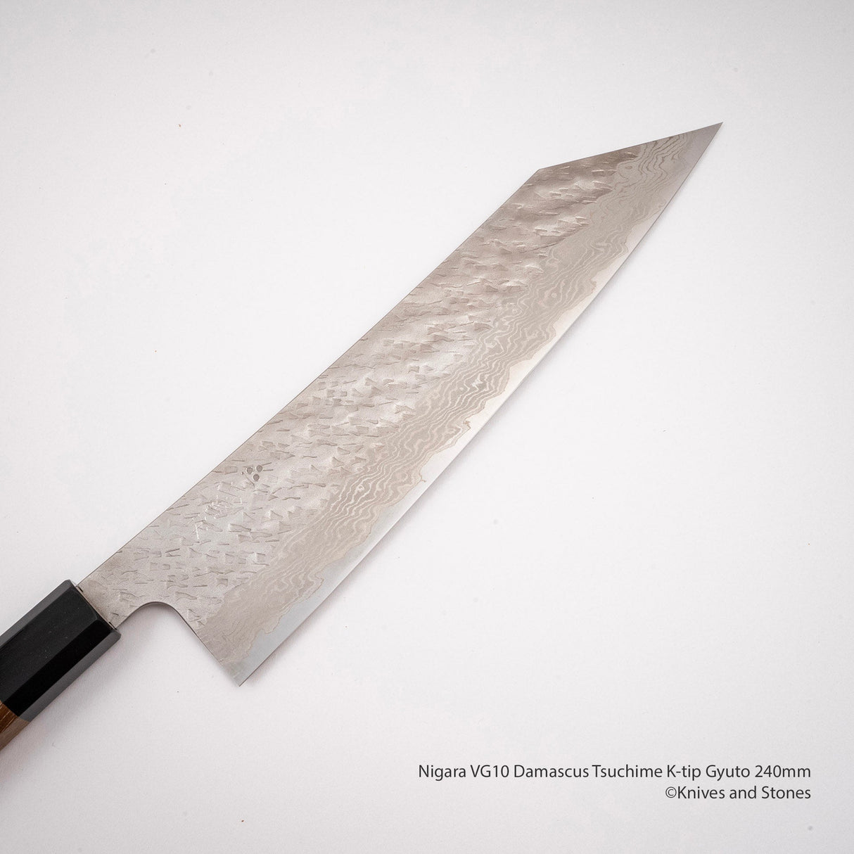 Nigara VG10 Damascus Tsuchime K-tip Gyuto 210mm / 240mm