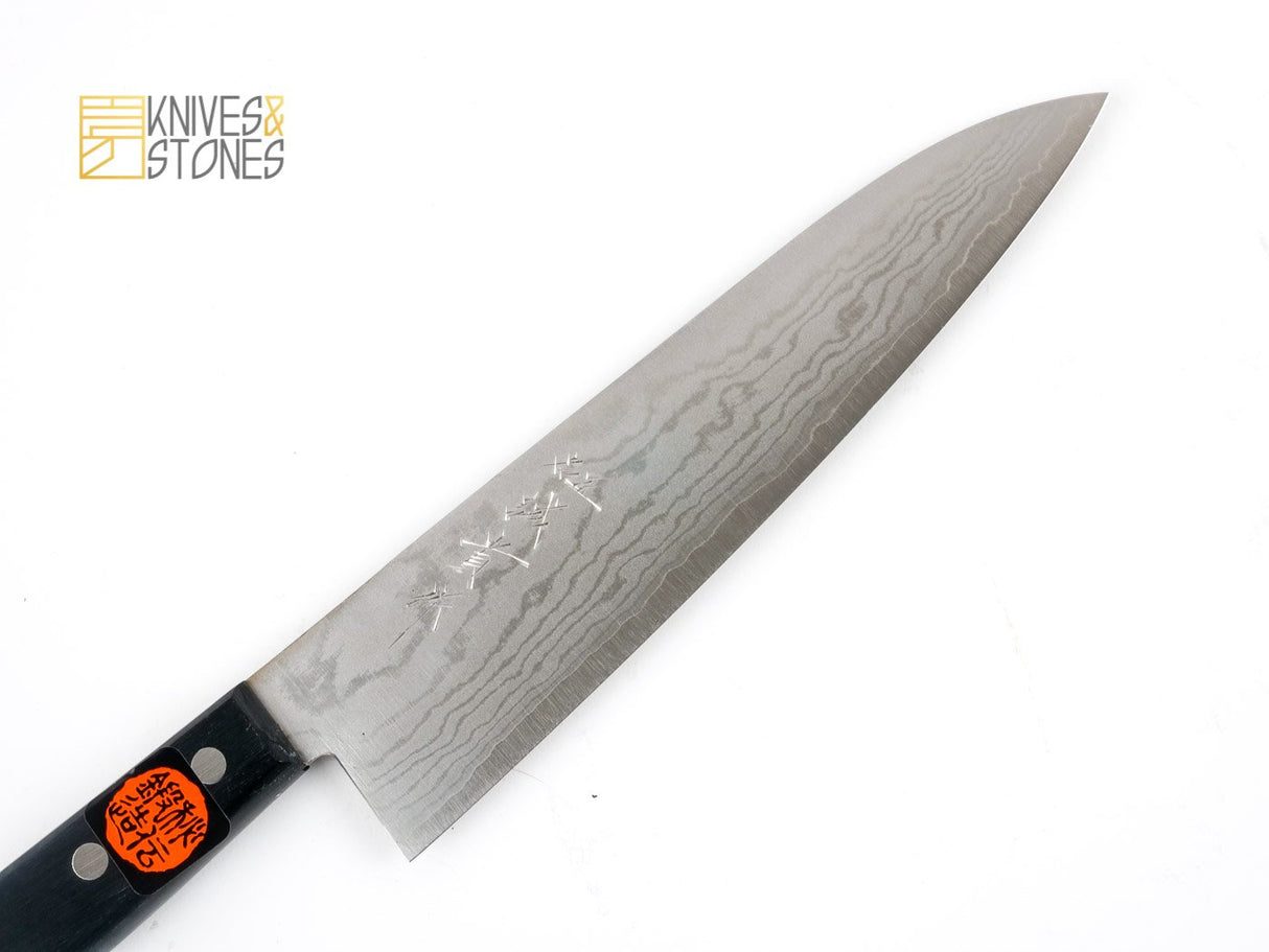 Tanaka VG10 Damascus Gyuto 210mm Western Handle