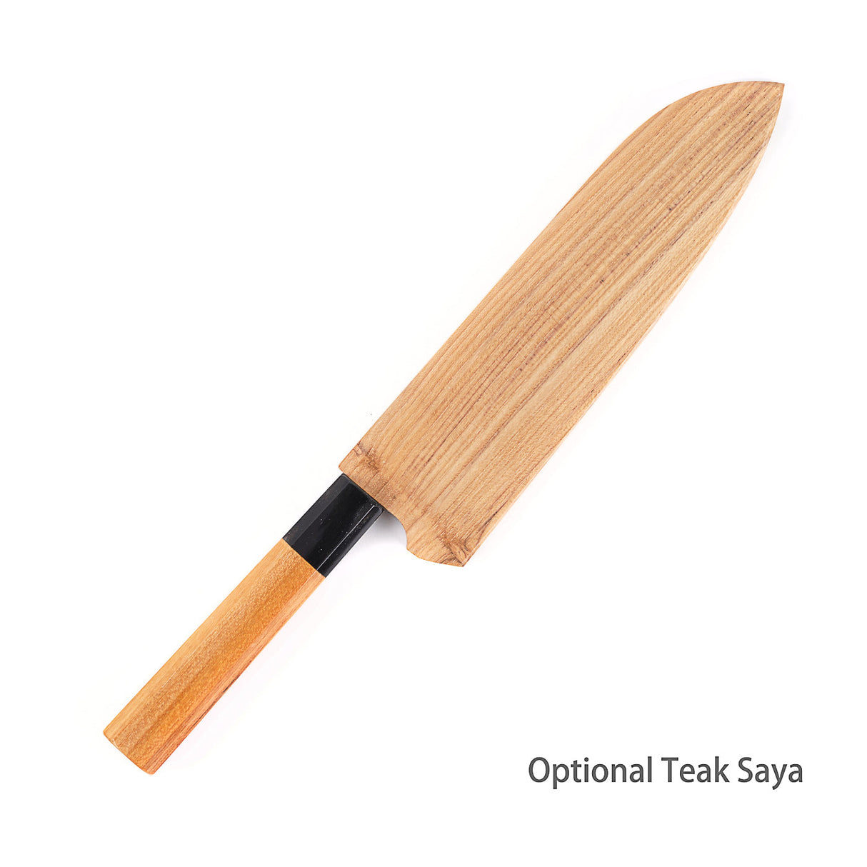 Anryu Blue 2 Santoku 170mm with K&S Teak wood handle